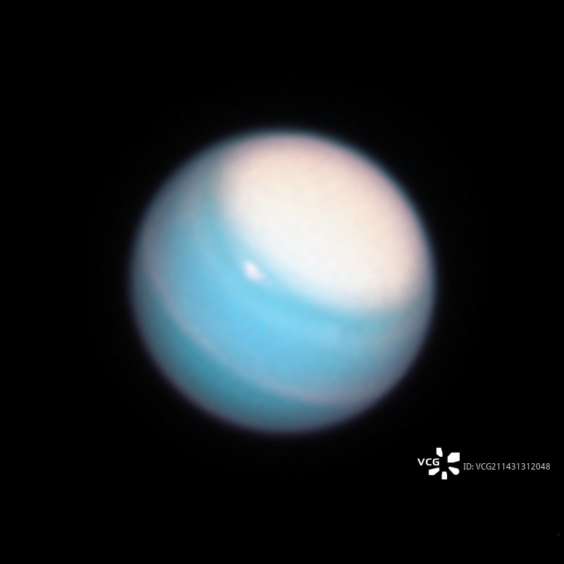 哈勃太空望远镜拍摄的天王星图片素材