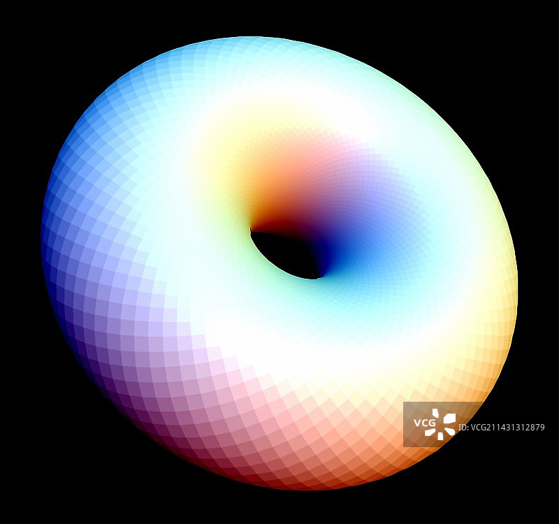 双重霍普纤维化环面图片素材