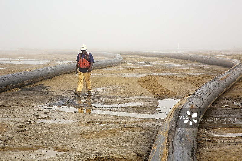 路易斯安那州湿地修复项目图片素材