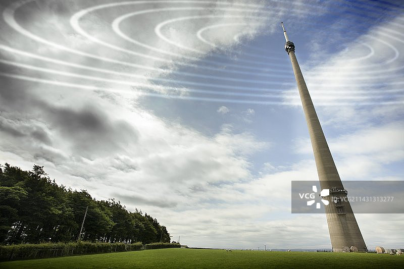 数字广播概念图图片素材