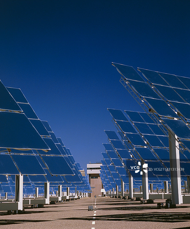 阿尔伯克基的太阳能反射器图片素材