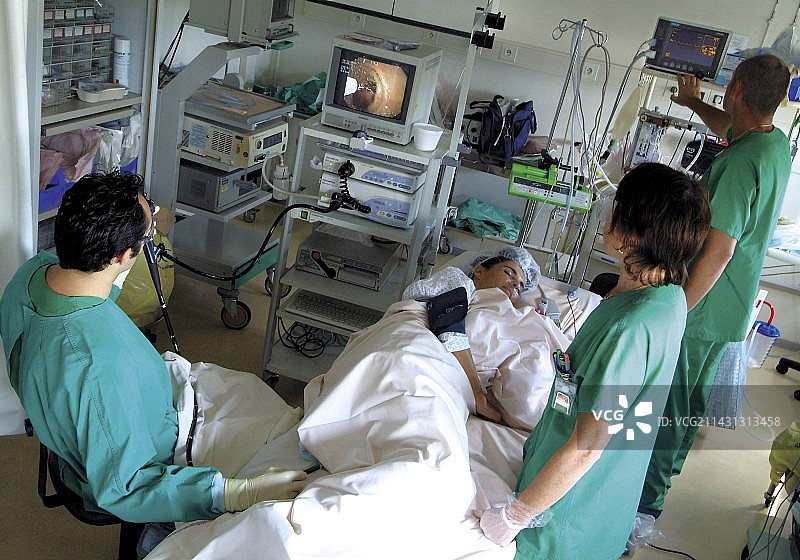 结肠镜检查图片素材