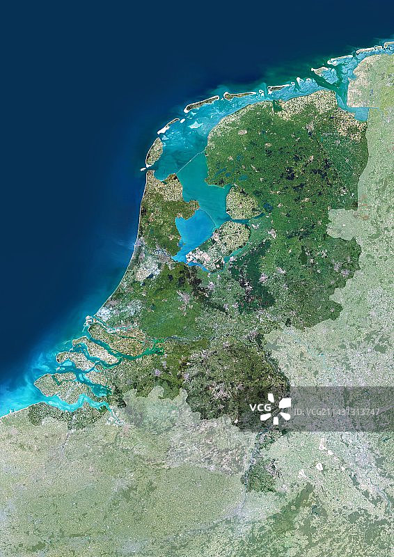 荷兰卫星图像图片素材