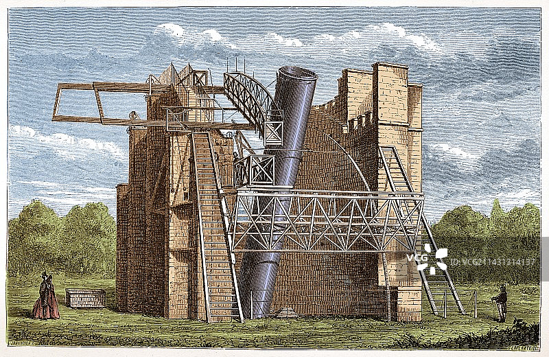 罗斯勋爵的巨型望远镜图片素材