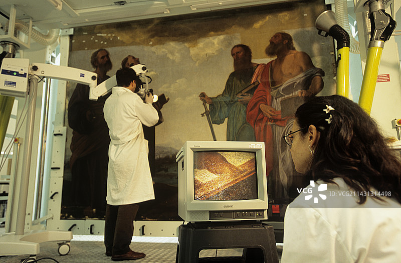 艺术品修复图片素材