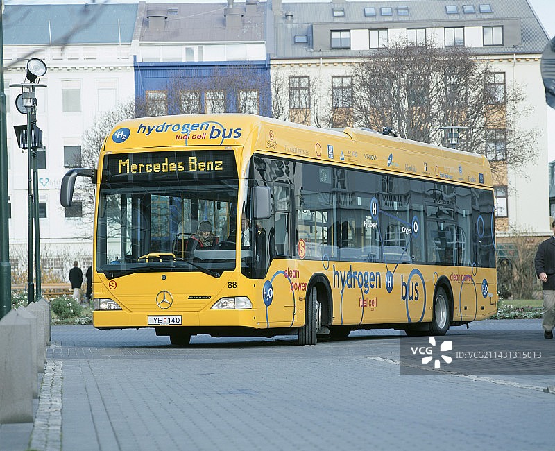 氢动力公交车图片素材
