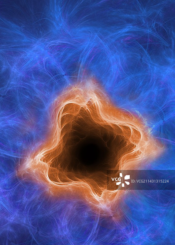 黑暗能量抽象插画图片素材