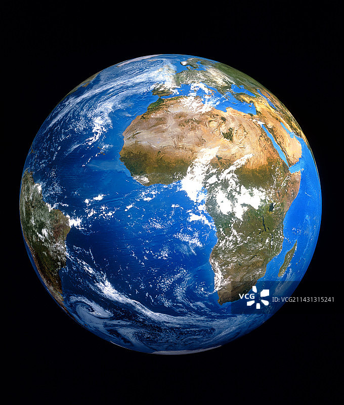 地球的Meteosat卫星图像图片素材