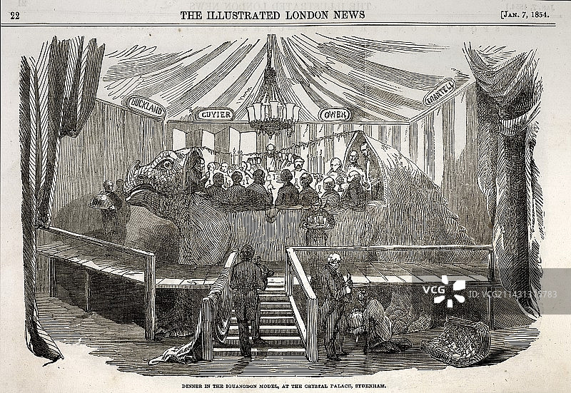 在禽龙恐龙中用餐图片素材