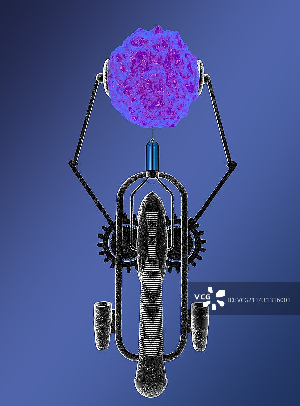 医疗纳米机器人图片素材