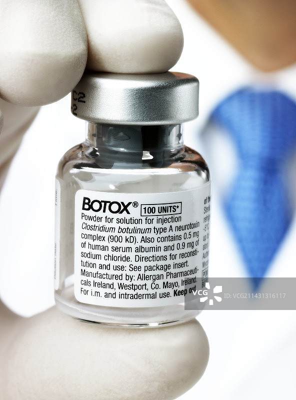 肉毒杆菌美容药物图片素材
