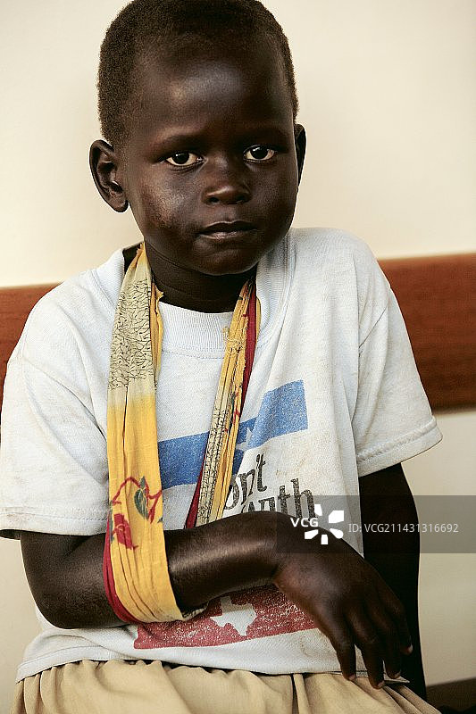 乌干达的儿童患者图片素材