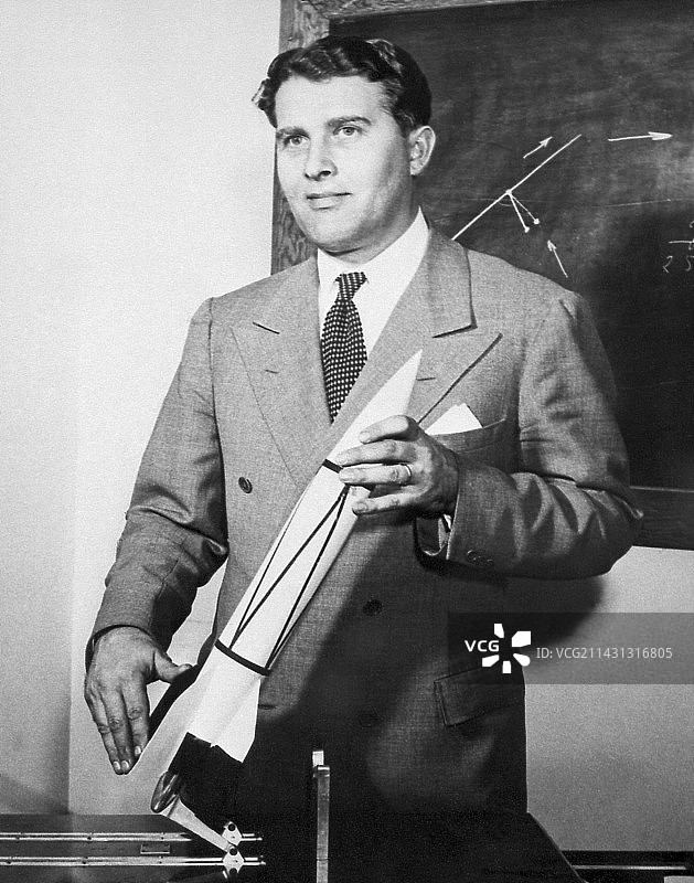 沃纳·冯·布劳恩，德国火箭设计师图片素材