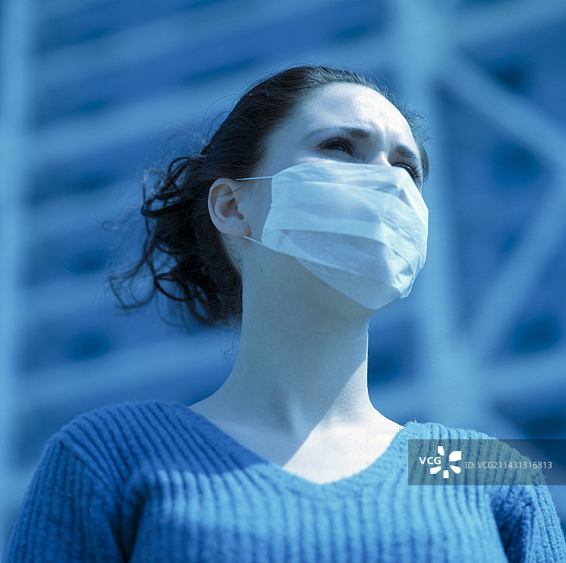病毒防护口罩图片素材