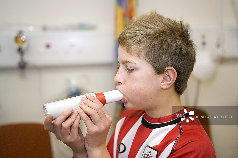 肺功能测试图片素材