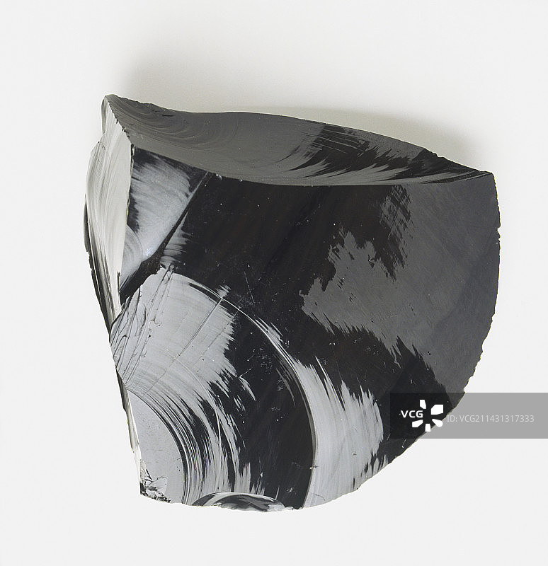 黑曜石块特写图片素材