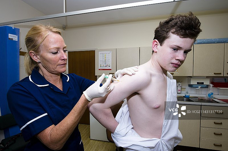 人乳头瘤病毒疫苗接种图片素材