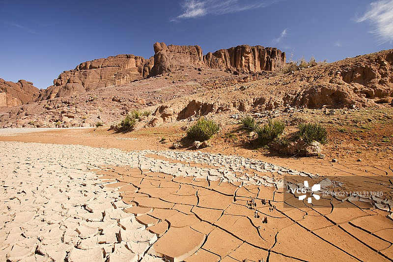 摩洛哥的干燥河床图片素材