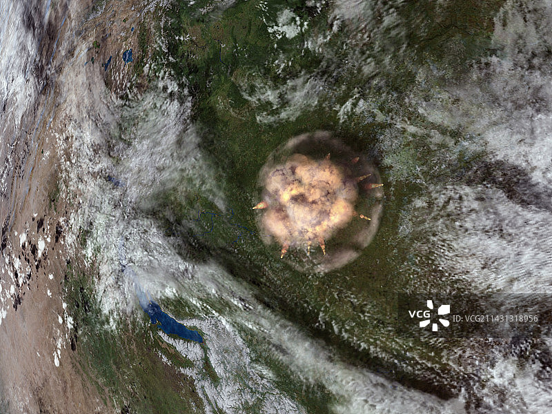 通古斯事件图片素材