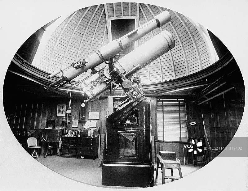 英国马格霍尔的艾萨克·罗伯茨天文台图片素材
