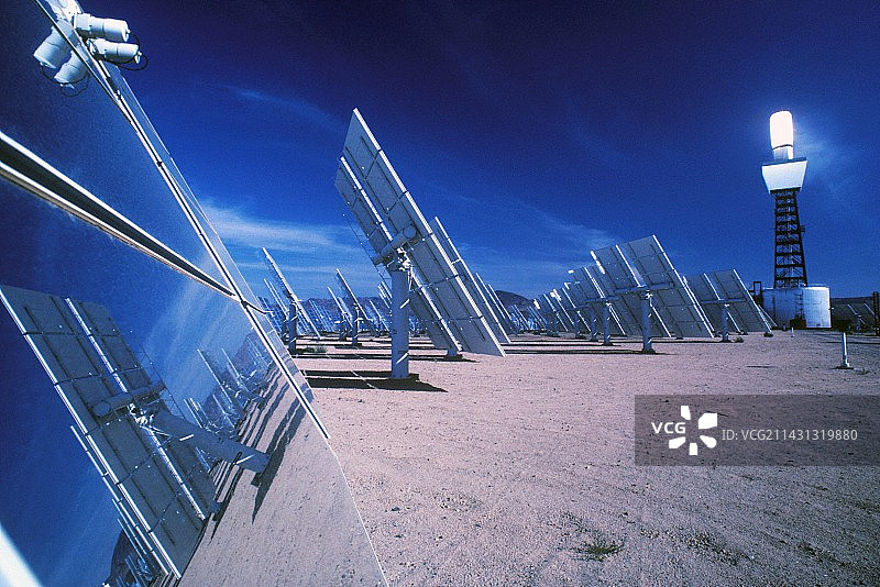 太阳能发电站图片素材