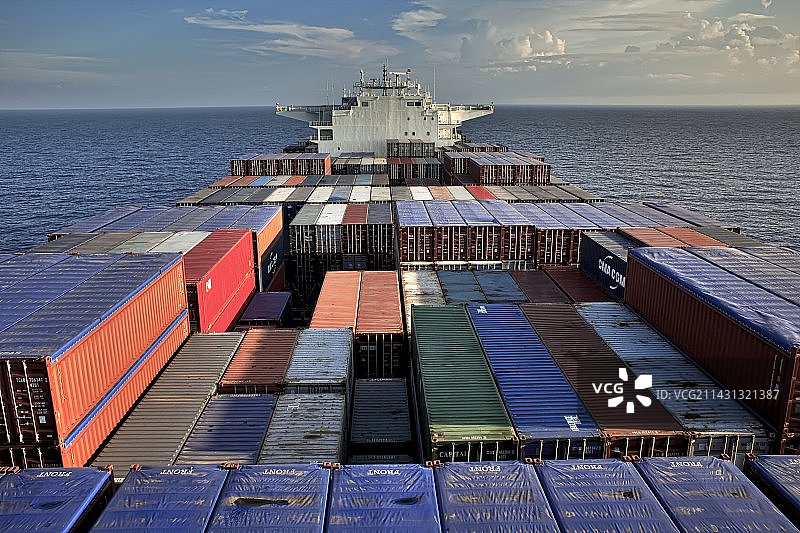 亚美利哥·韦斯普奇号集装箱船图片素材