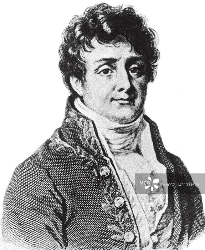 让·巴蒂斯特·傅里叶男爵肖像图片素材