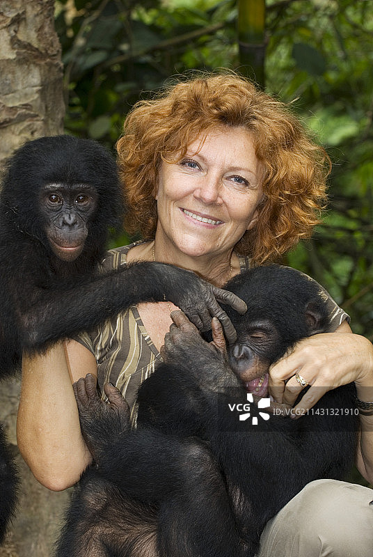 克劳丁·安德烈，自然资源保护主义者图片素材