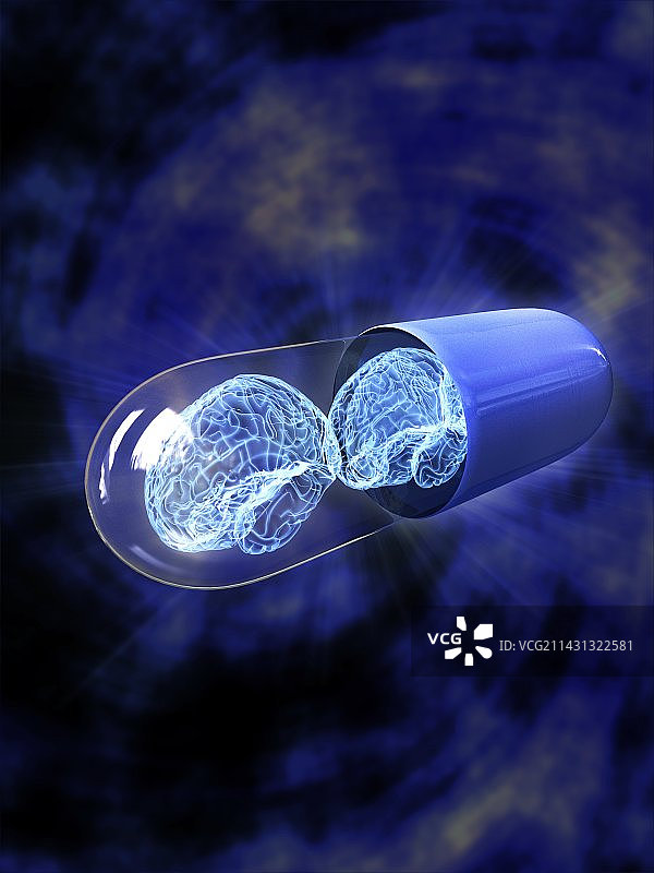 智能药丸图片素材