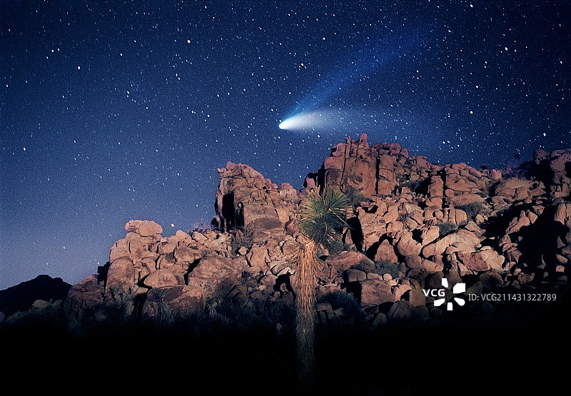 海尔-波普彗星图片素材