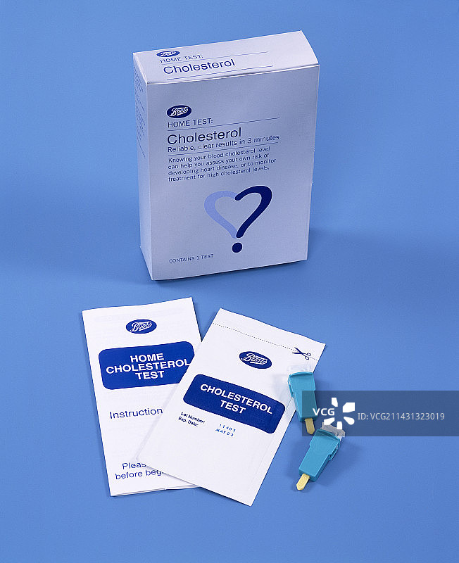家用胆固醇检测试剂盒图片素材