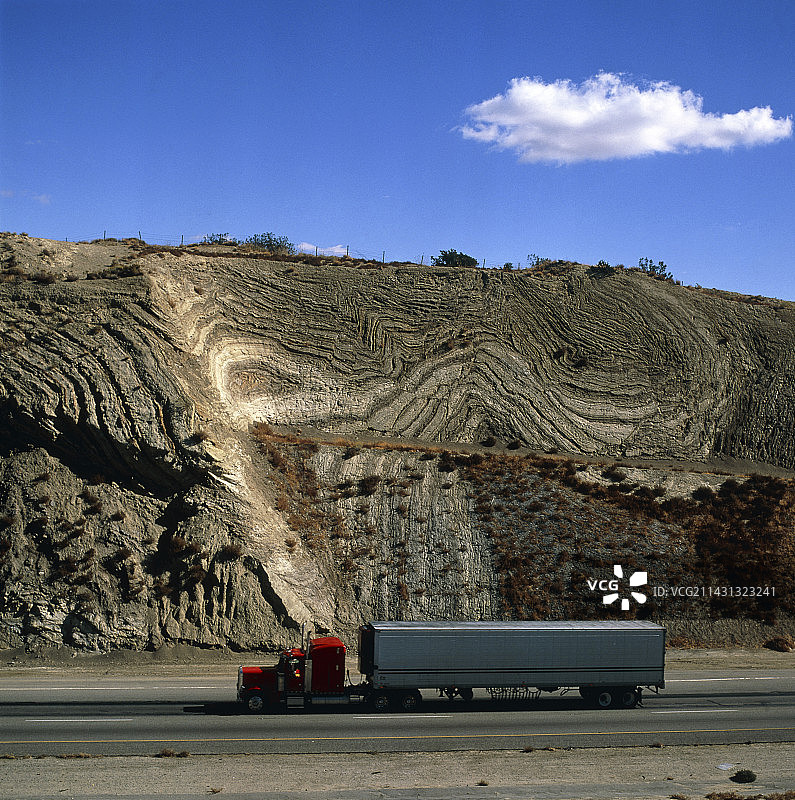 圣安地列斯断层图片素材