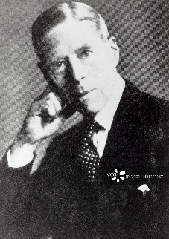 英国微生物学家弗雷德里克·特沃特肖像图片素材