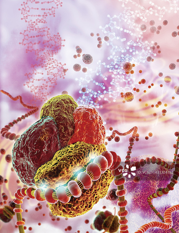 RNA沉默艺术作品图片素材