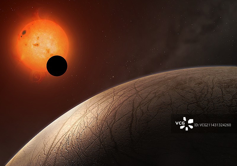 开普勒62f系外行星美术作品图片素材