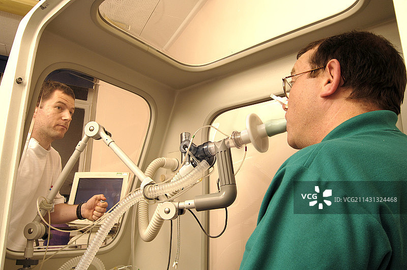 肺功能测试图片素材