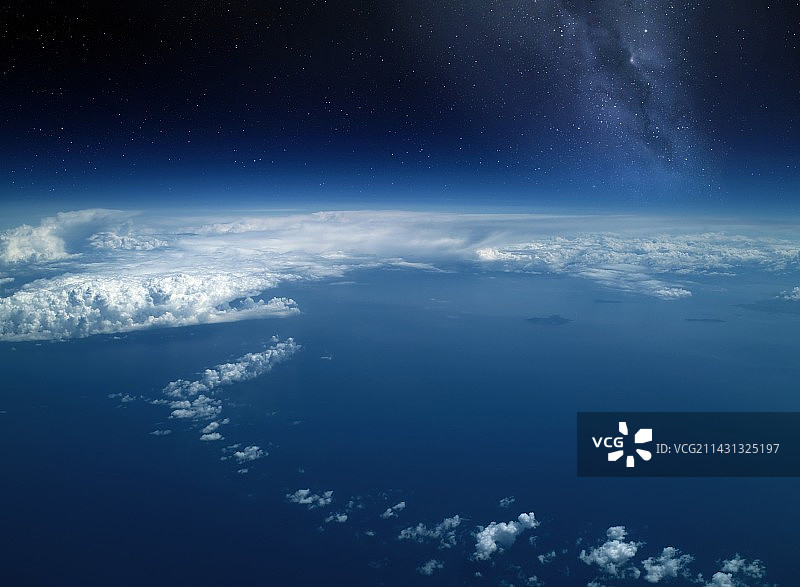 高空飞机拍摄的地球图片素材