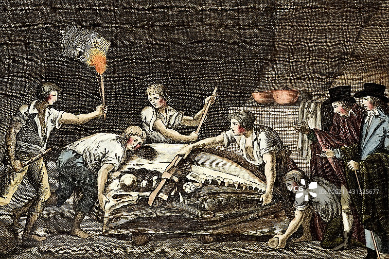 1770年马斯特里赫特莫萨龙图片素材