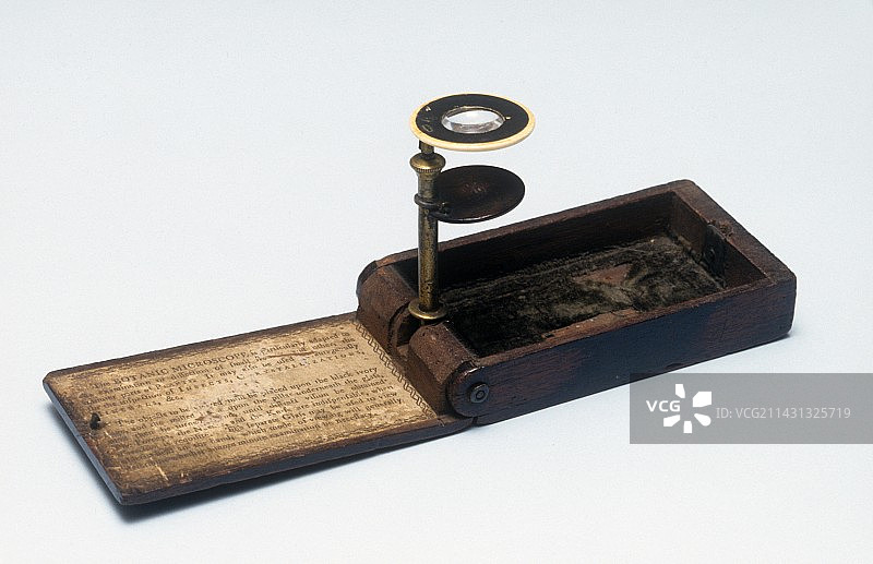 1780年左右的植物显微镜图片素材