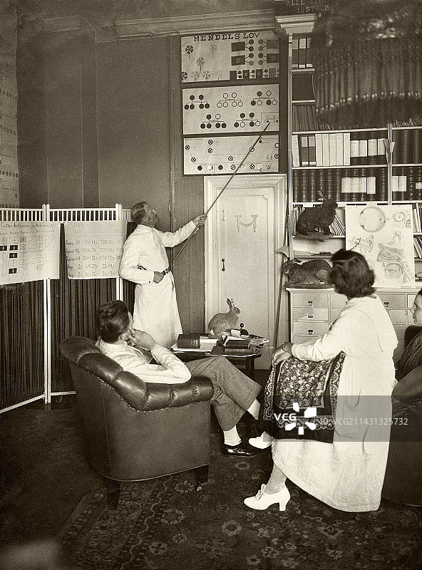 20世纪早期的优生学讲座图片素材