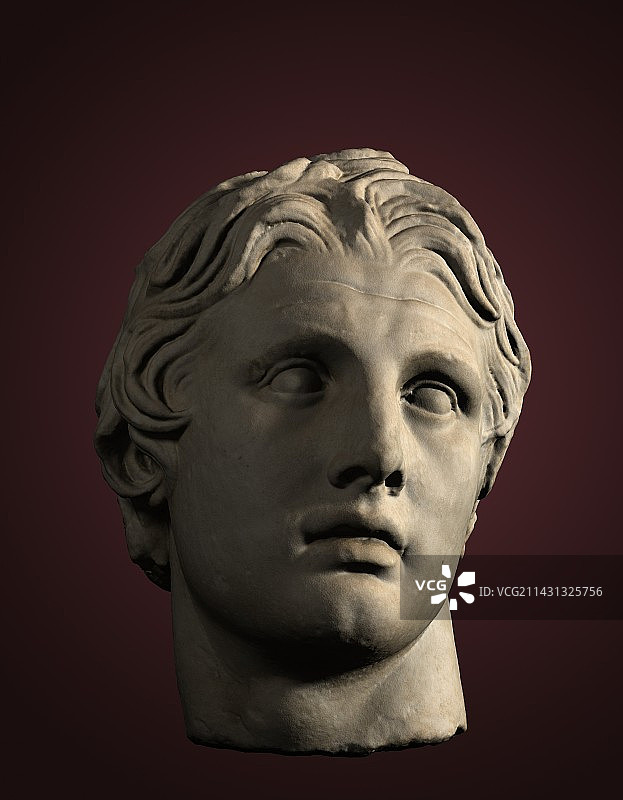 亚历山大大帝头像图片素材