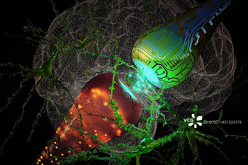 人工智能，概念插图图片素材