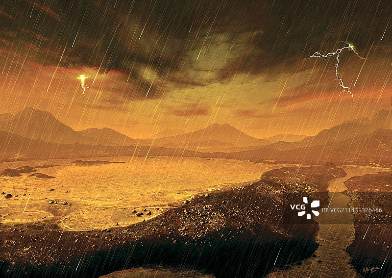 土卫六表面图片素材