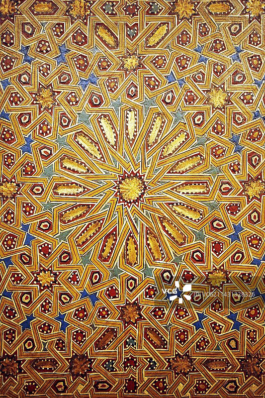 19世纪摩洛哥墙壁特色图片素材