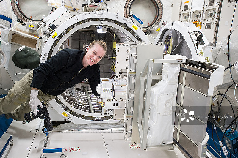 美国宇航员凯瑟琳·鲁宾斯图片素材