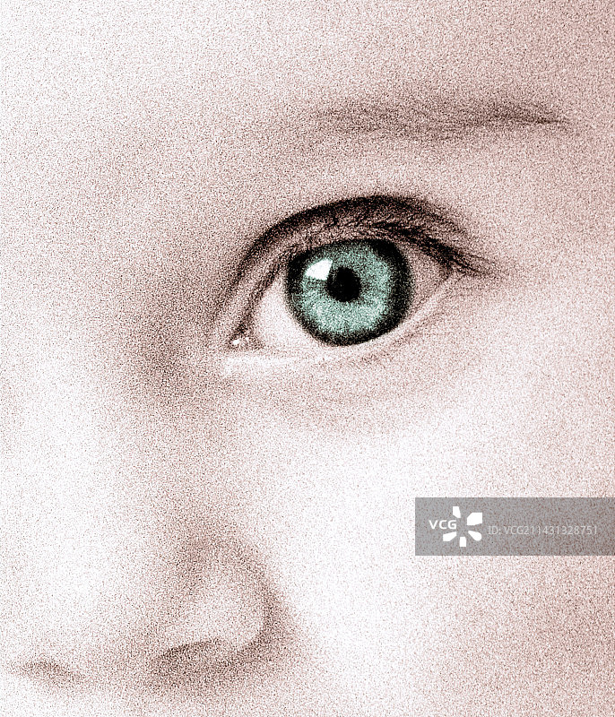 婴儿的眼睛图片素材