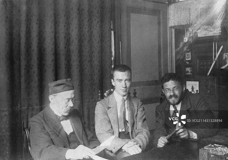 埃伦费斯特和博格斯:物理学家图片素材