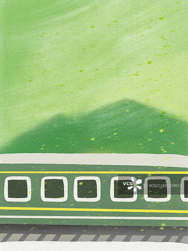 火车站台插画图片素材