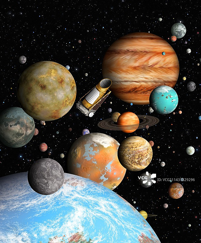 开普勒任务与系外行星图片素材