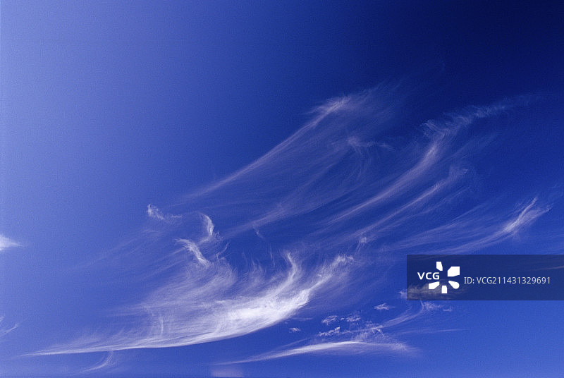 钩状卷云图片素材